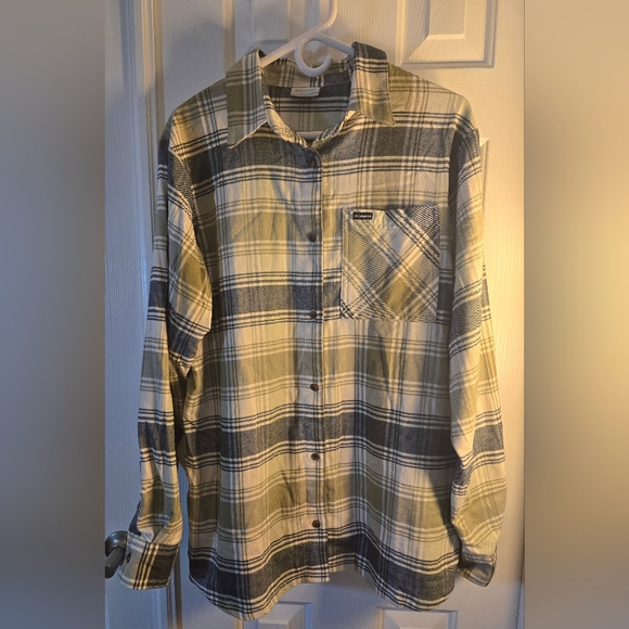 Columbia Long SleeveWomen's Calico Basin Flannel Long Sleeve Shirt XXL - Picture 1 of 1